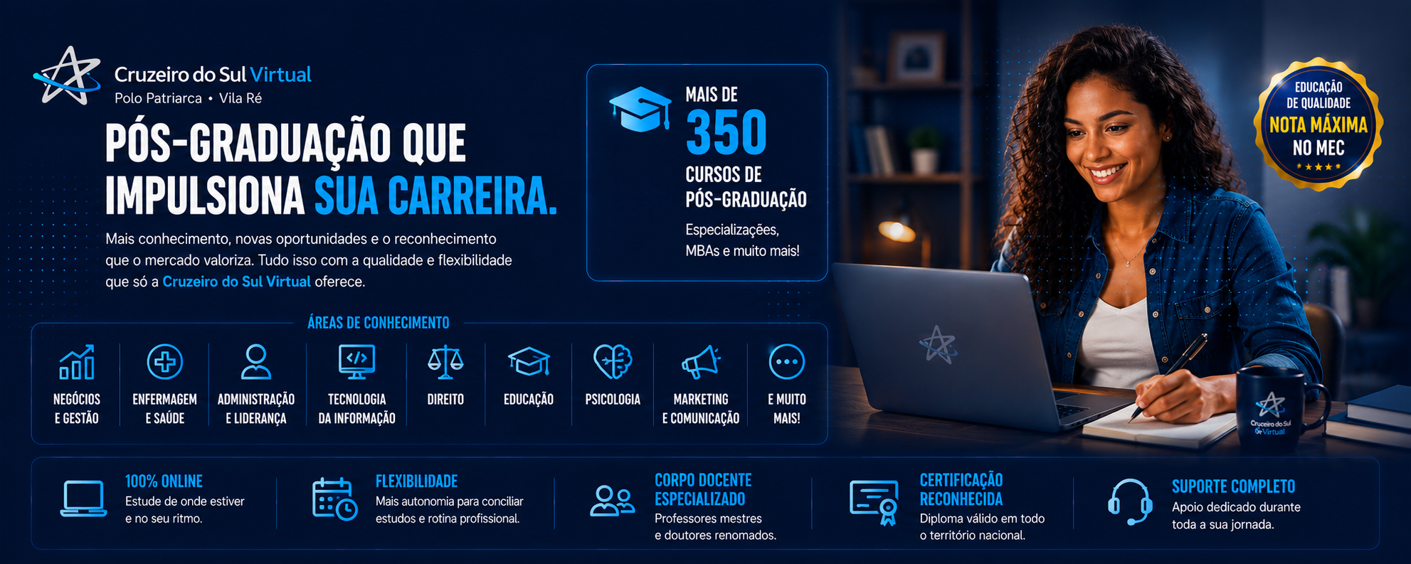 Pós-graduação EAD Cruzeiro do Sul Virtual Polo Patriarca Vila Ré